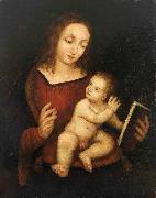 Pierre-Auguste Renoir Reading Virgin Mary with the Child France oil painting artist